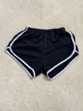 Black Athletic Dolphin Shorts